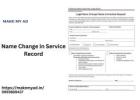 How to Change Your Name in Service Records: A Comprehensive Guide